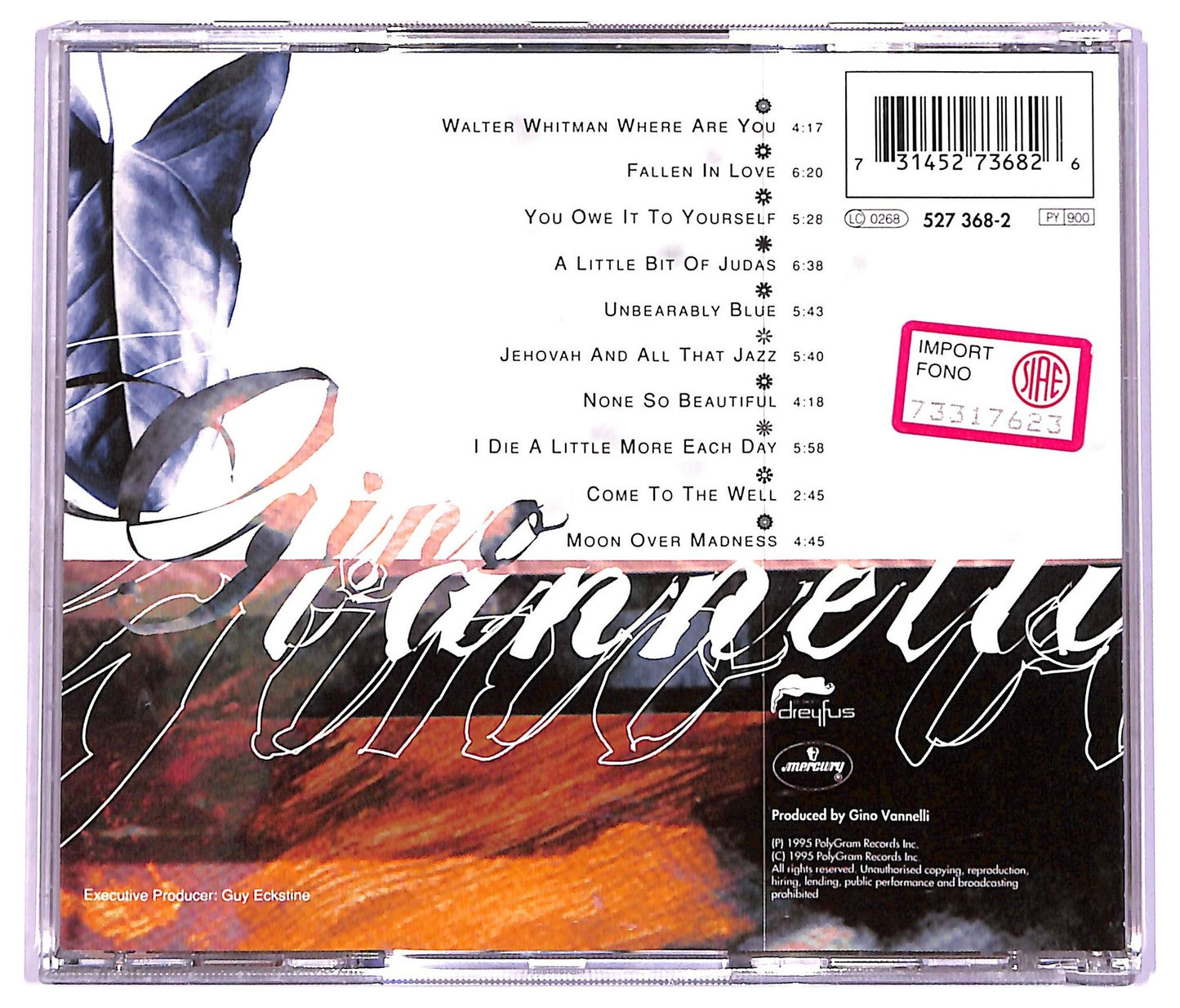 EBOND Gino Vannelli - Yonder Tree CD CD073920