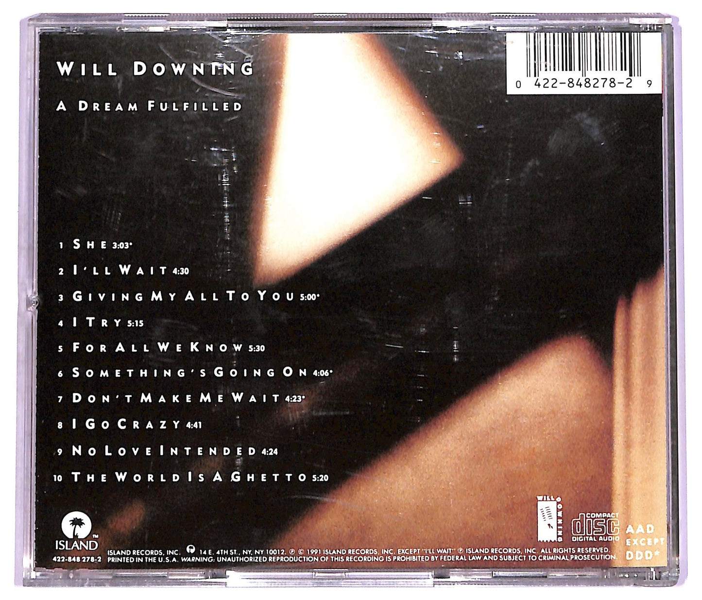 EBOND Will Downing - A Dream Fulfilled CD CD073925