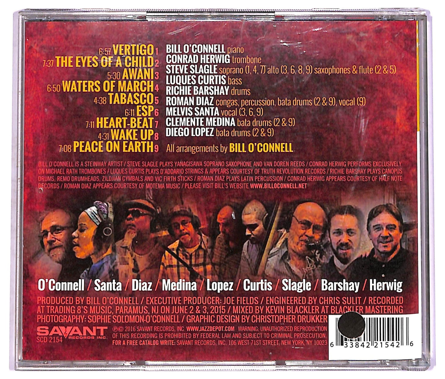 EBOND Bill O'Connell And The Latin Jazz All-Stars - Heart Beat CD CD073940