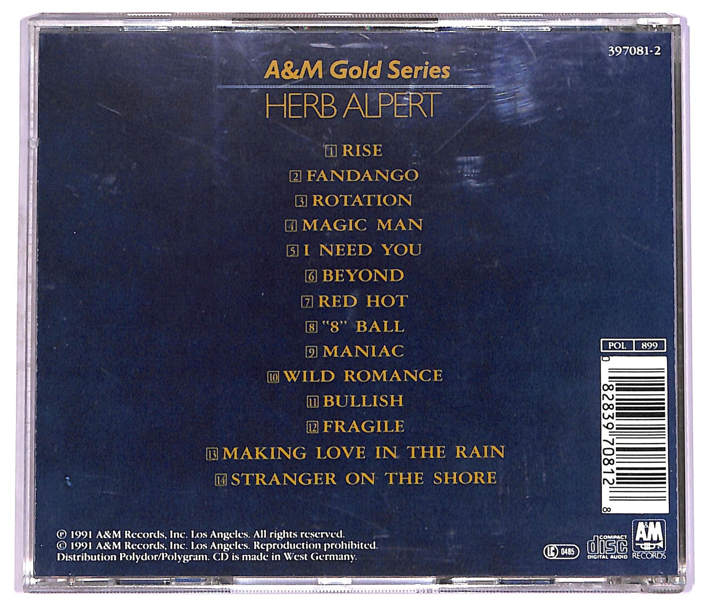 EBOND Herb Alpert - A&M Gold Series CD CD074045