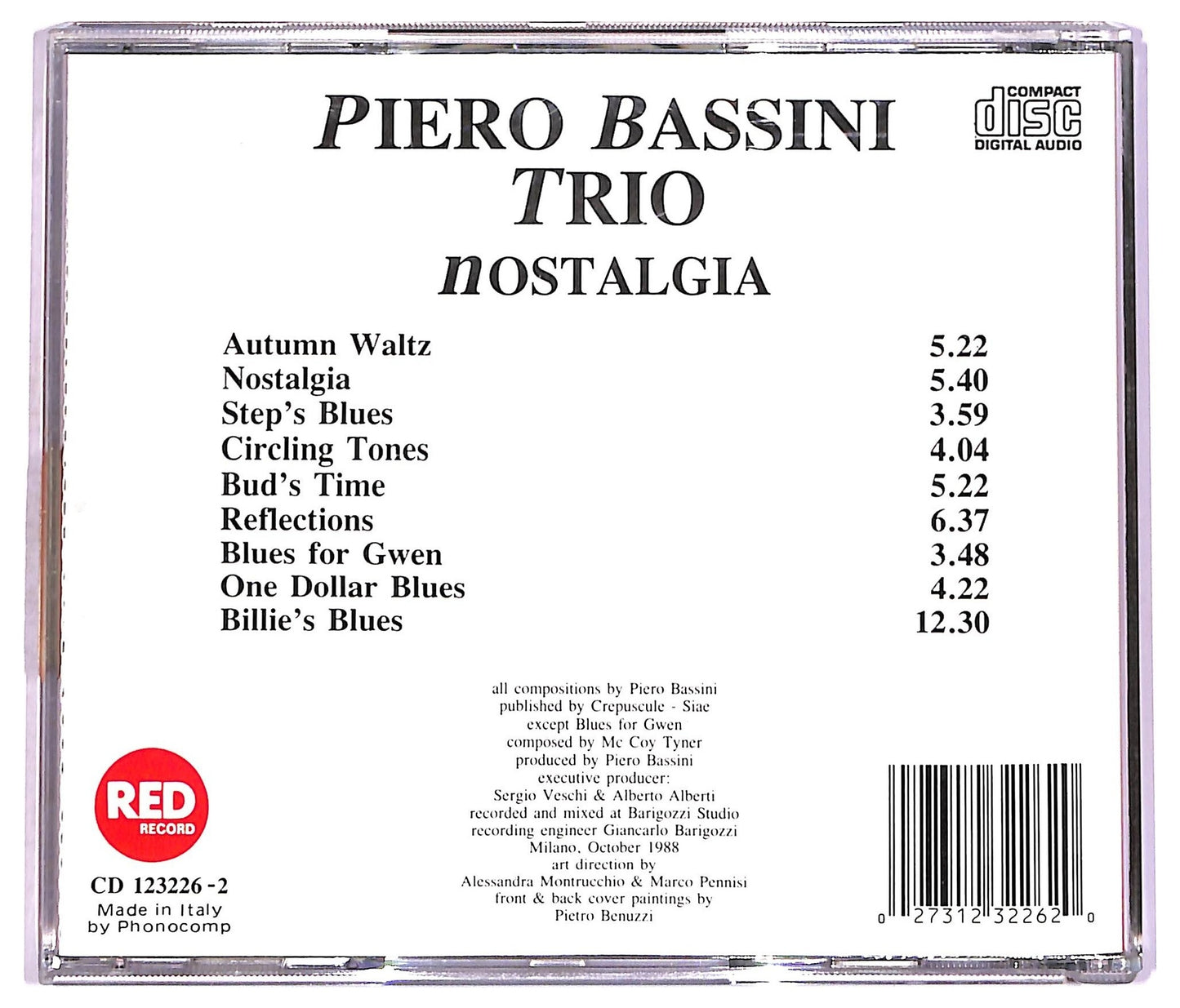 EBOND Piero Bassini Trio - Nostalgia CD CD074046