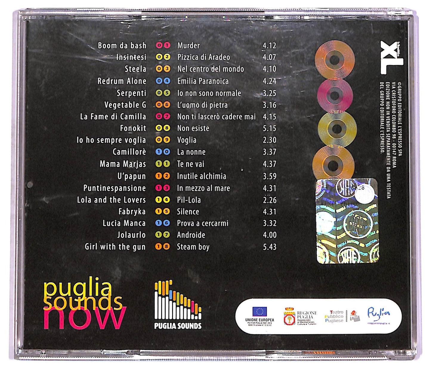 EBOND Various - Puglia Sounds Now CD CD074128