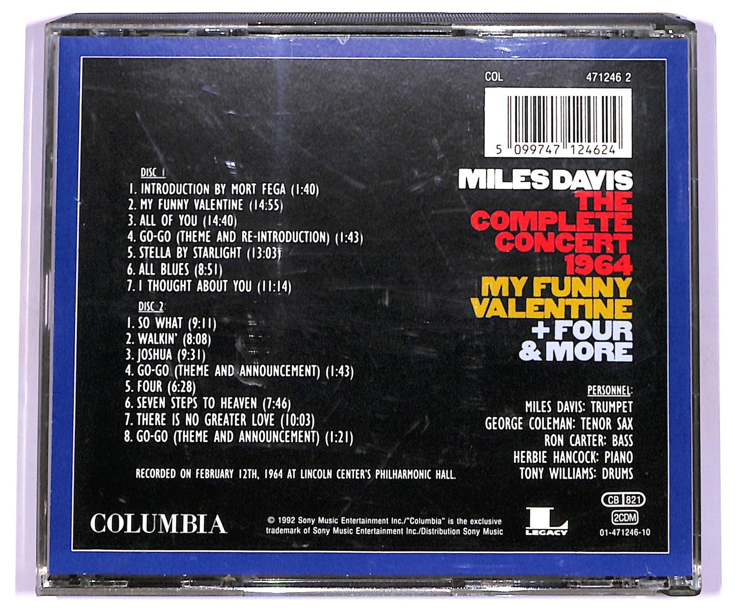 EBOND Miles Davis - The Complete Concert 1964 CD CD074204