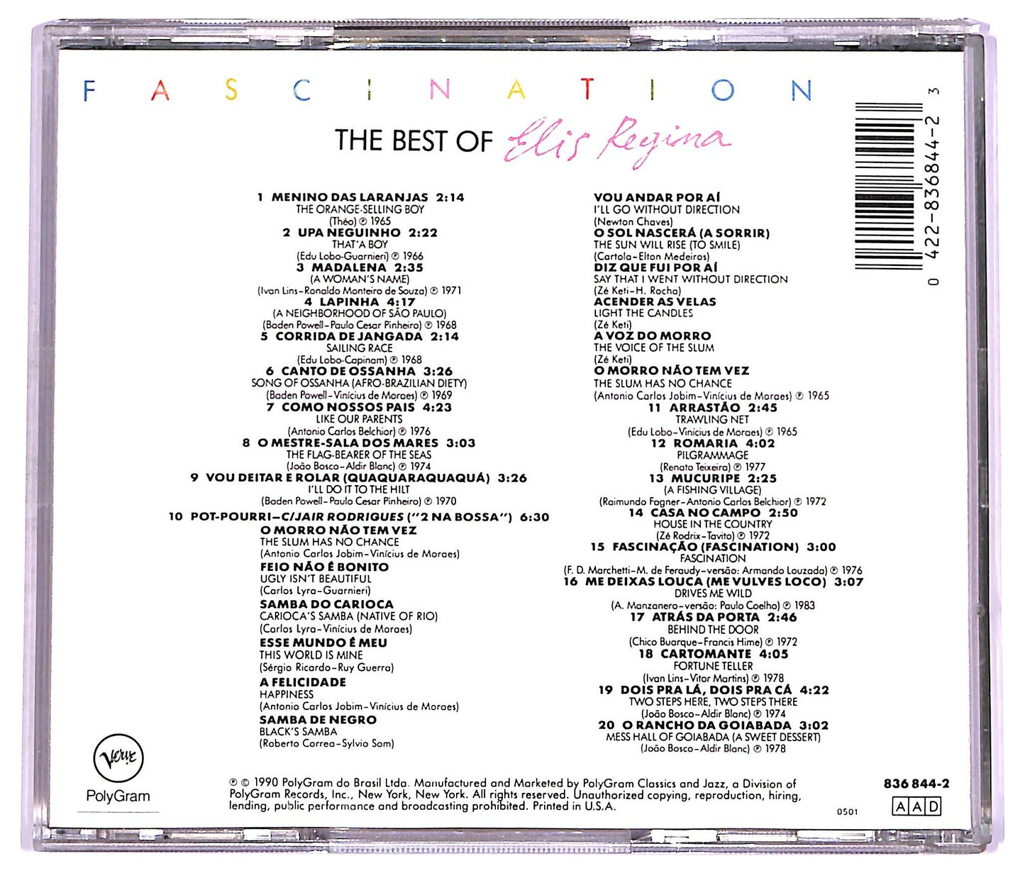 EBOND Elis Regina - Fascinacao = Fascination (The Best Of Elis Regina) CD CD074219