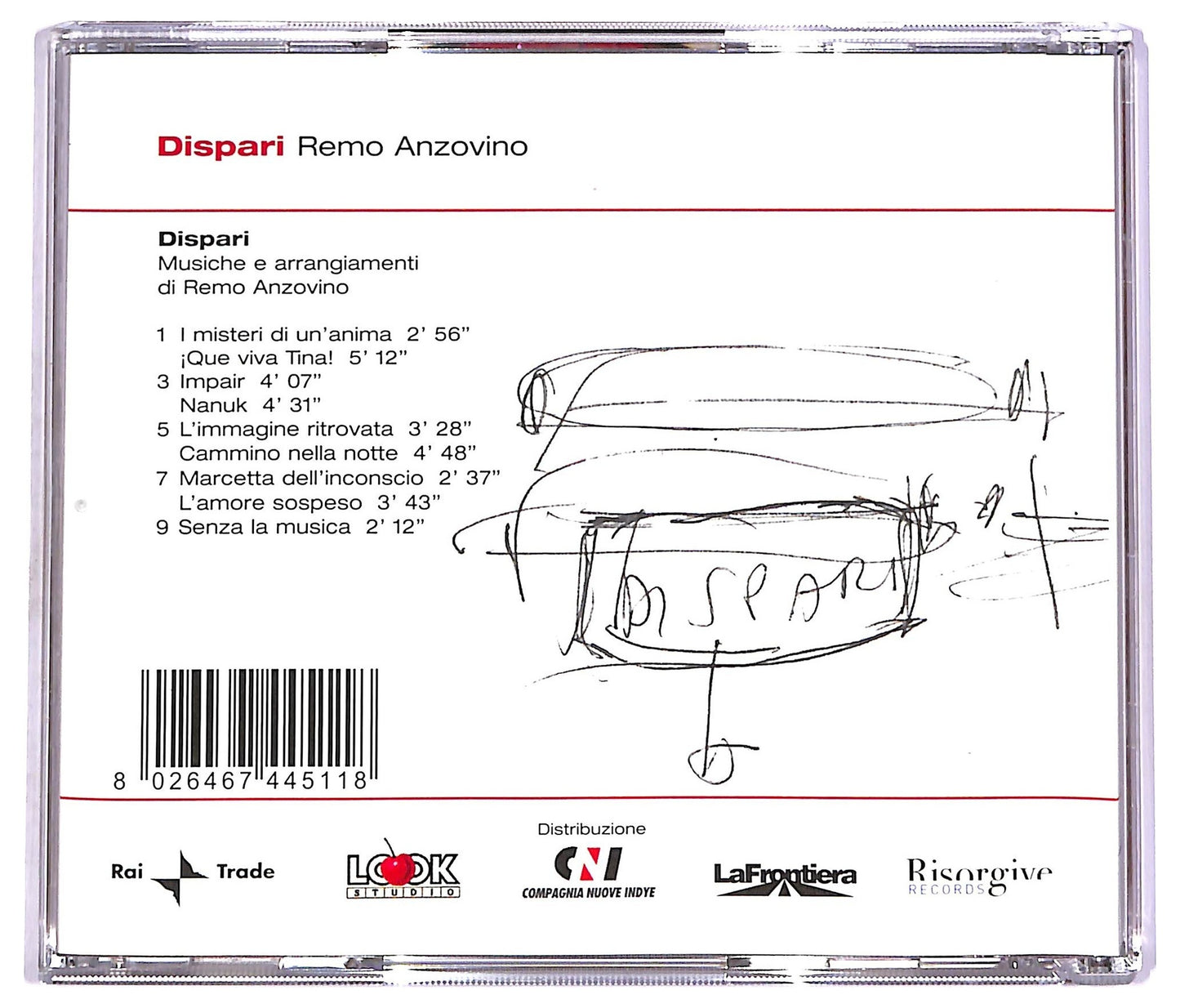 EBOND Remo Anzovino - Dispari CD CD074307