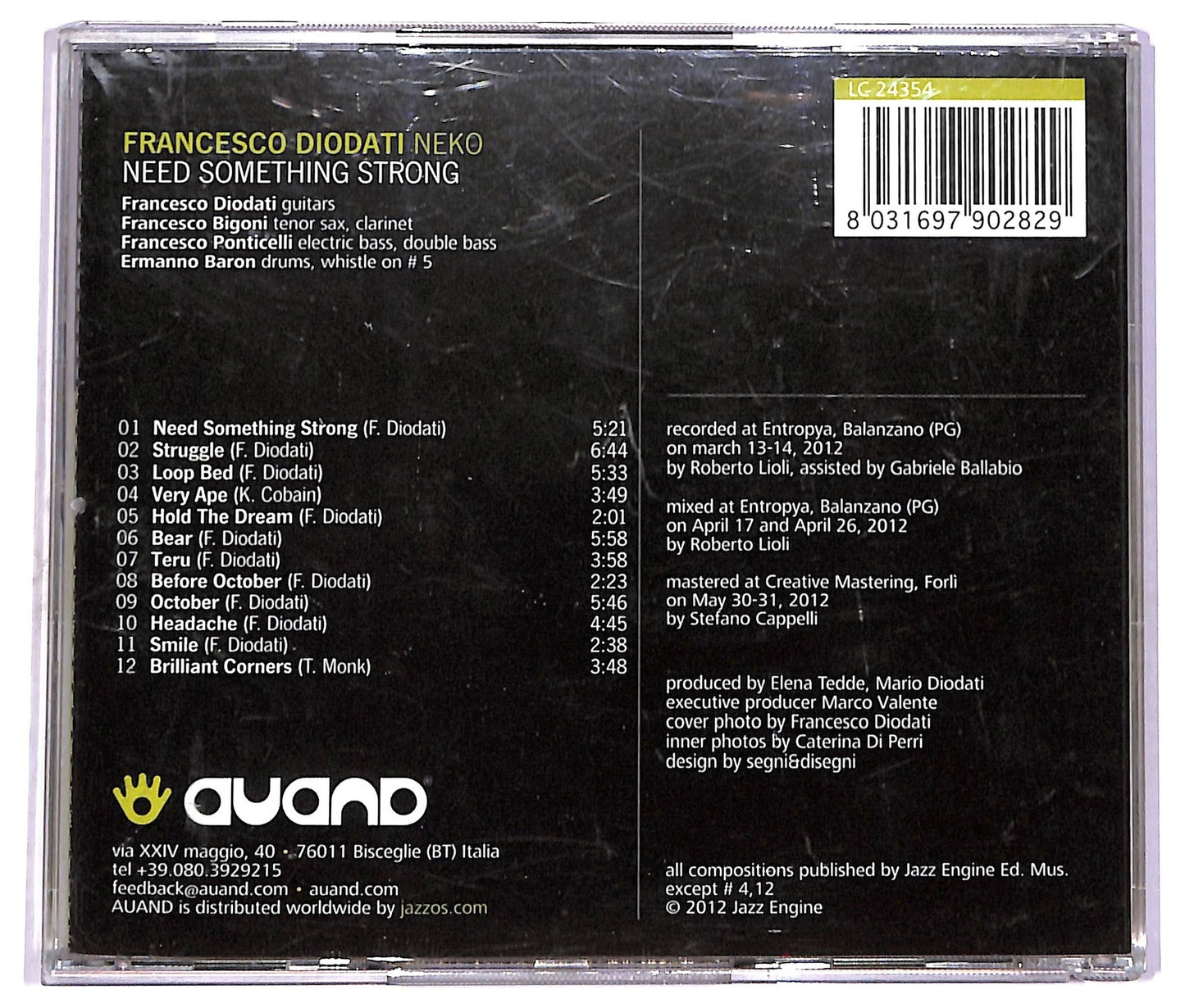 EBOND Francesco Diodati - Need Something Strong CD CD074326