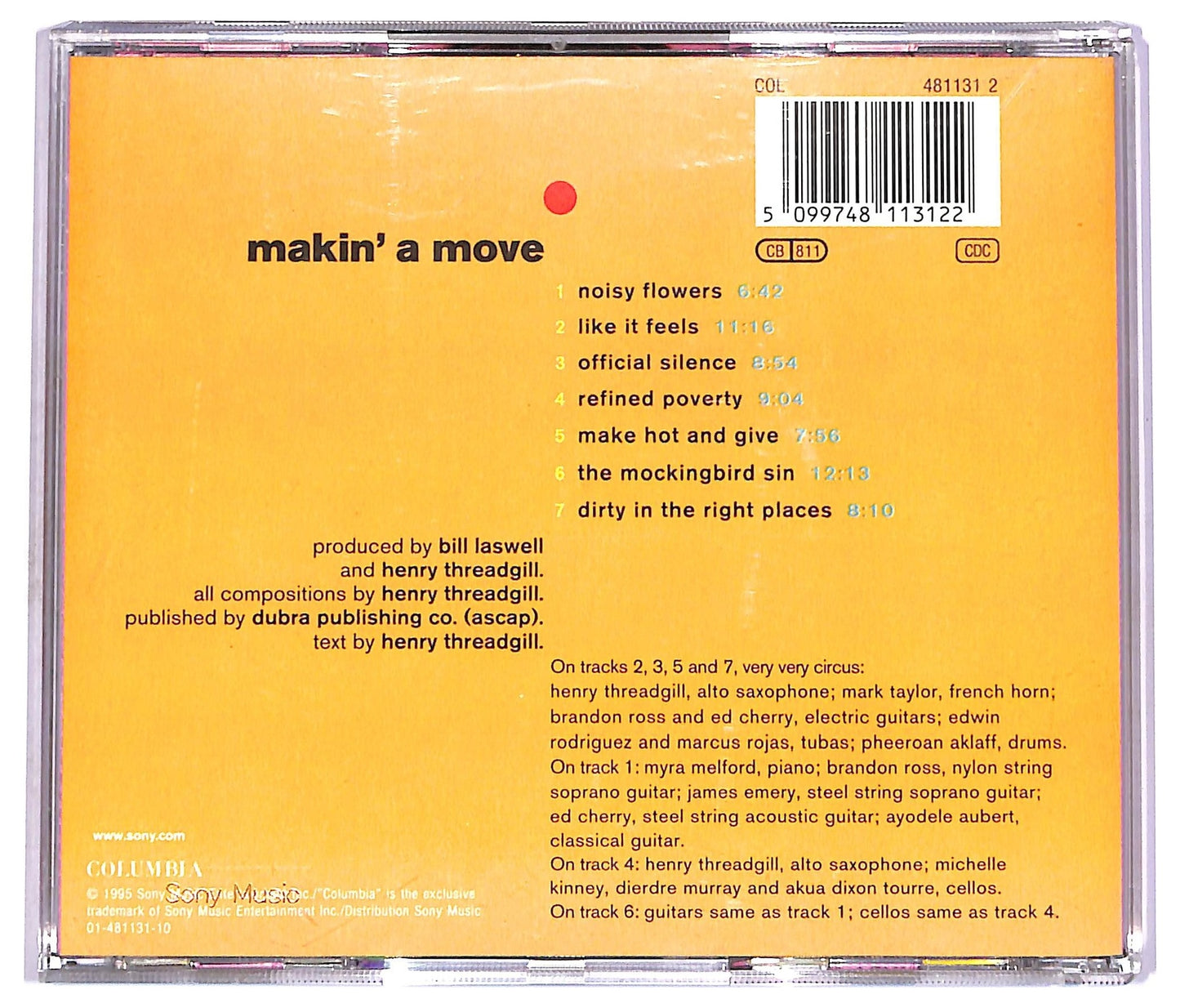 EBOND Henry Threadgill - Makin' A Move CD CD074333