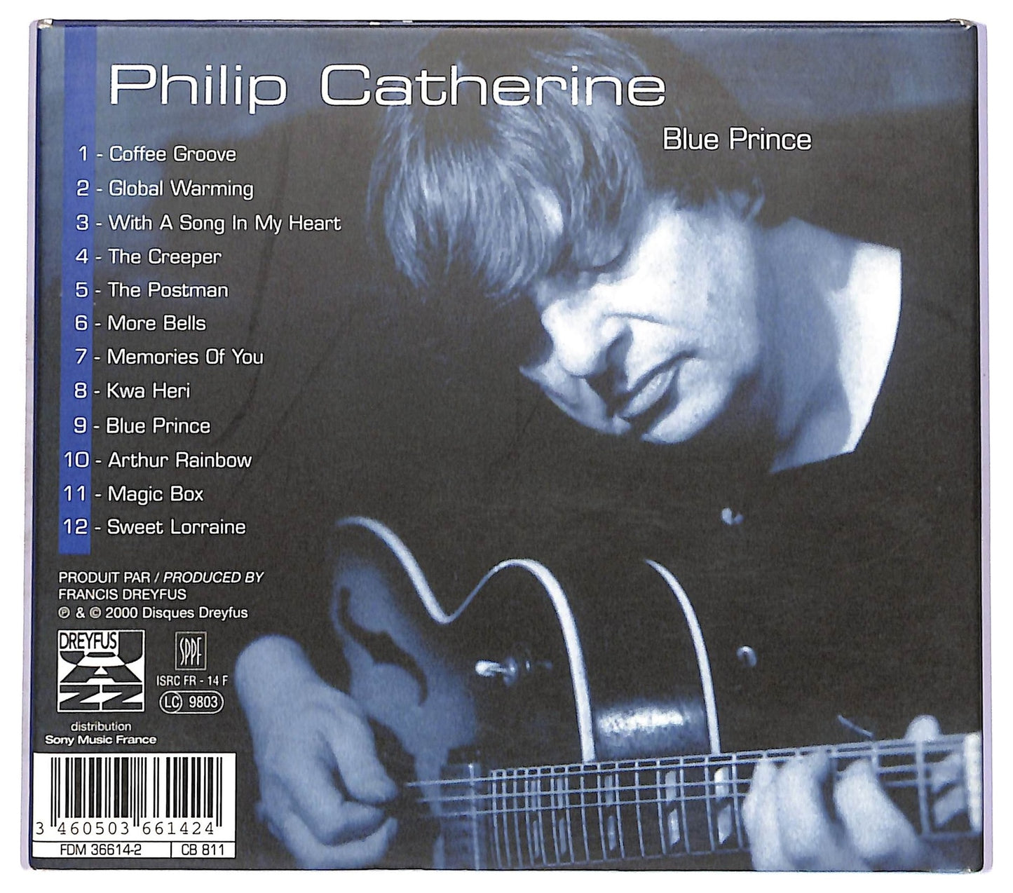 EBOND Philip Catherine - Blue Prince CD CD074334