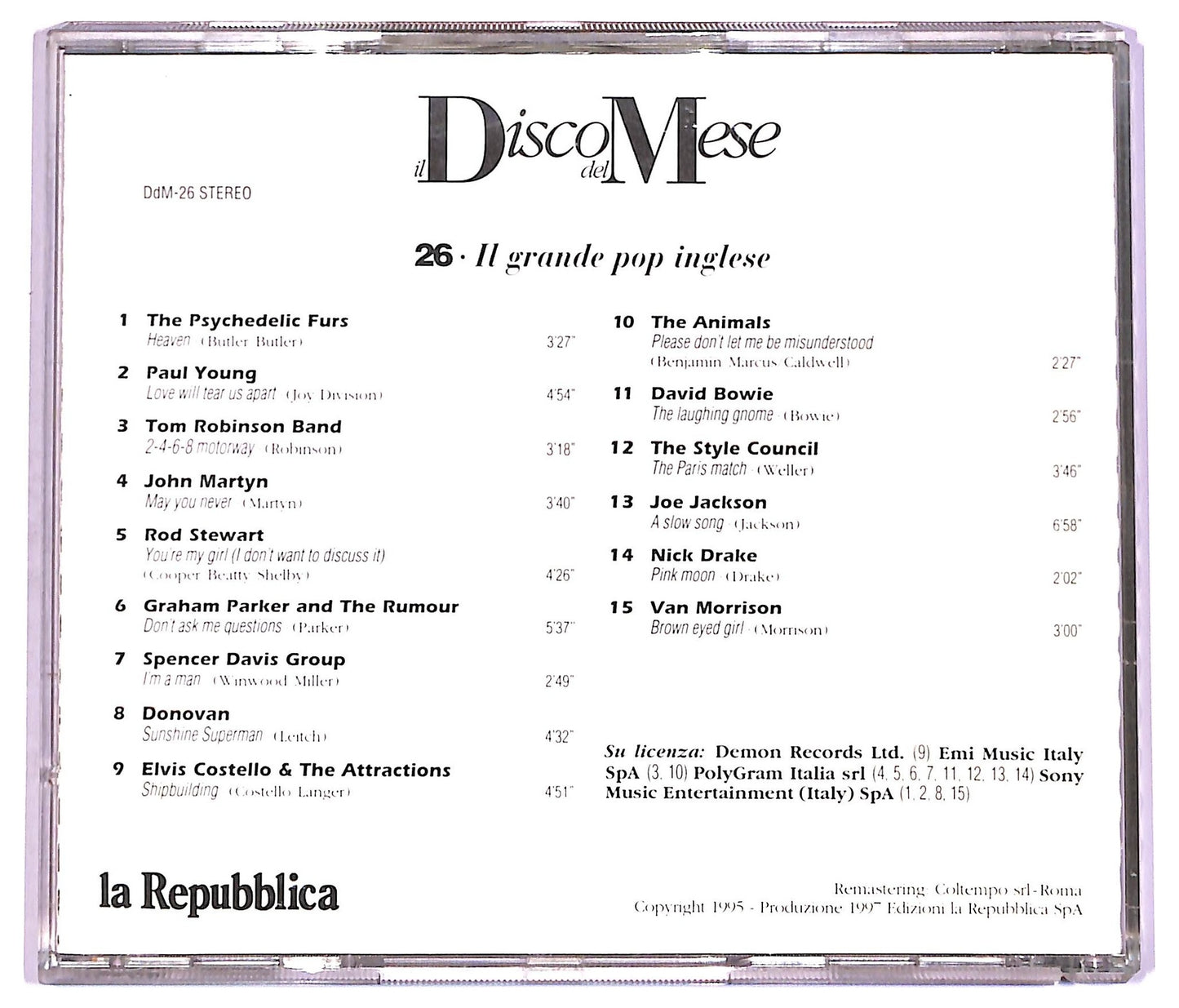 EBOND Various - Il Grande Pop Inglese CD CD074501