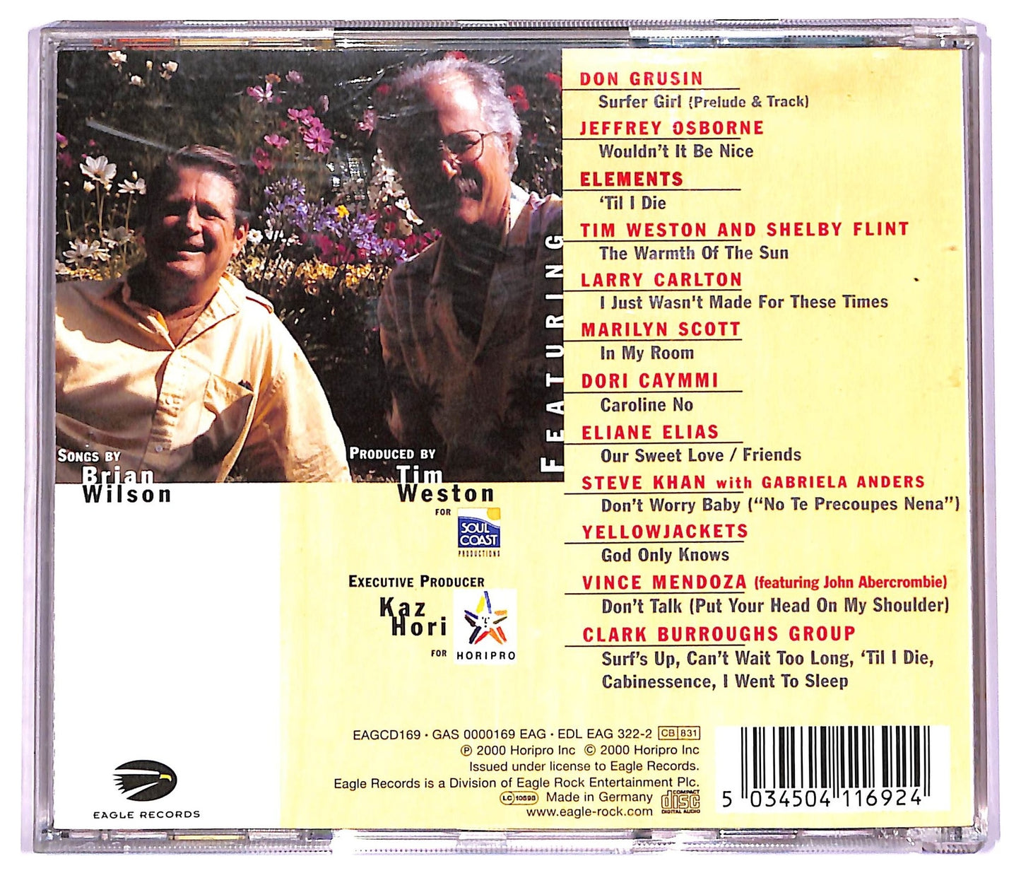 EBOND Various - Wouldn't It Be Nice (A Jazz Portrait Of Brian Wilson) CD CD074542