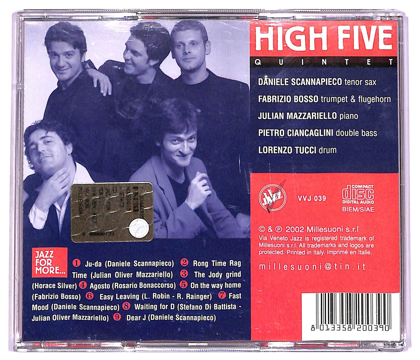 EBOND High Five Quintet - Jazz For More... CD CD074544