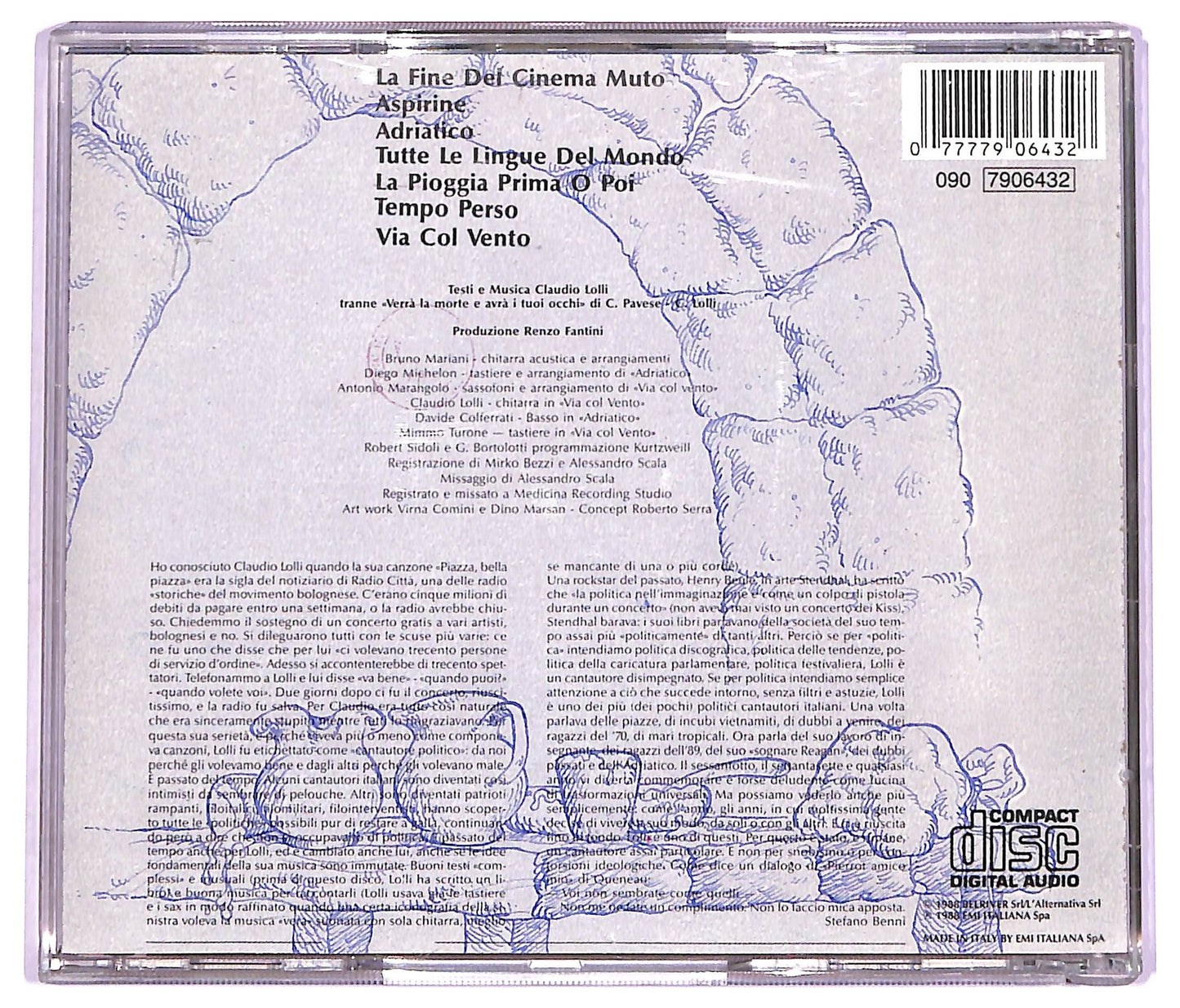 EBOND Claudio Lolli - Claudio Lolli CD CD074551