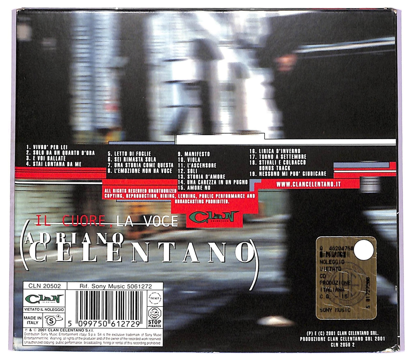 EBOND Adriano Celentano - Il Cuore, La Voce CD CD074714