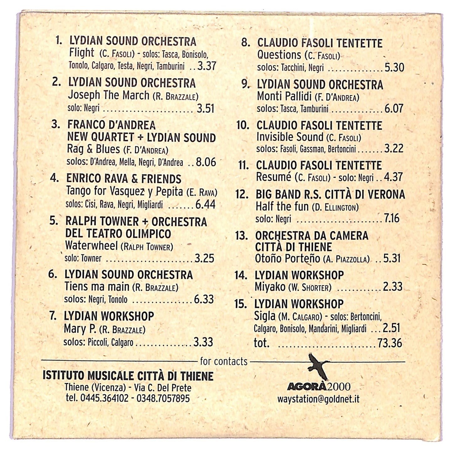 EBOND Riccardo Brazzale - The Bras And The Art Of Arranging CD CD074812