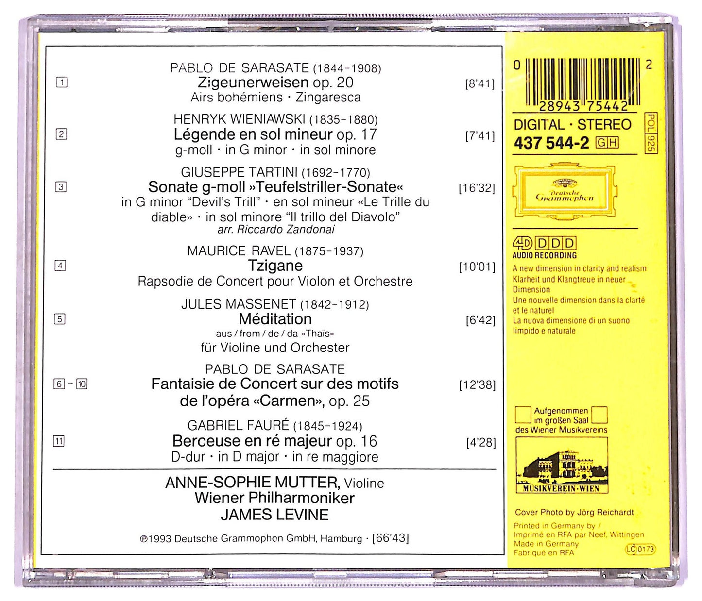 EBOND Anne-Sophie Mutter - Carmen-Fantasie CD CD074823