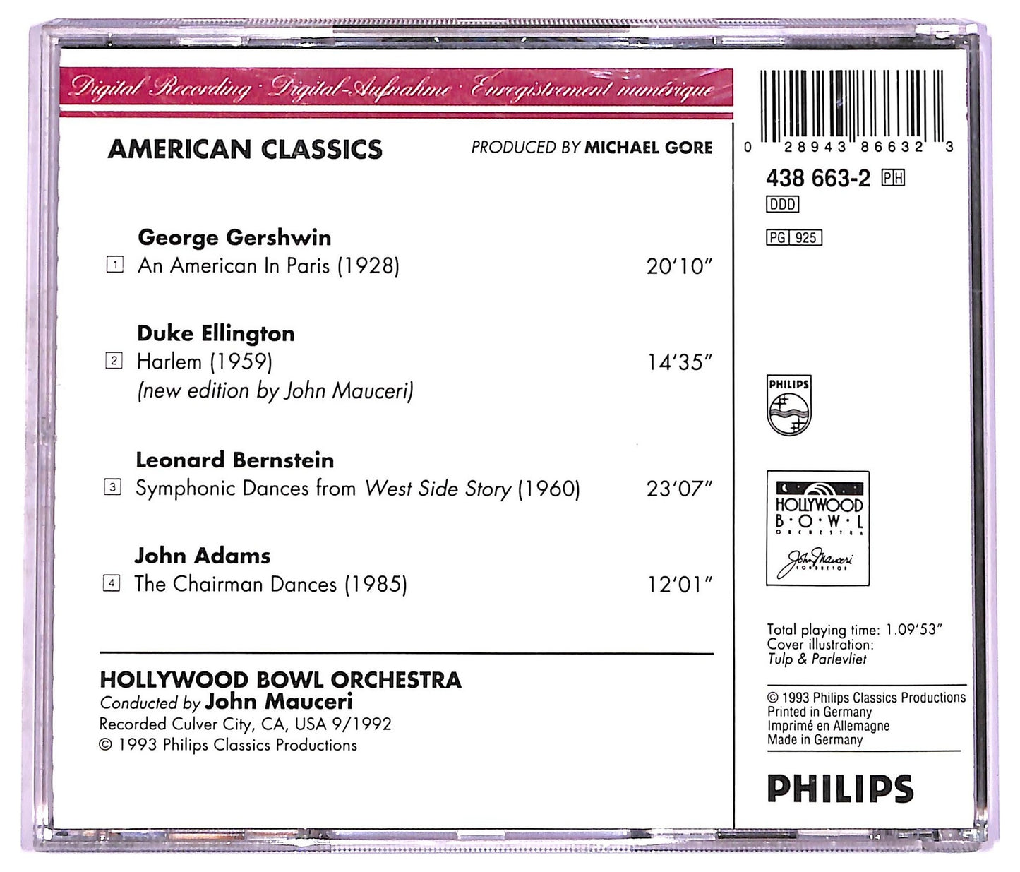 EBOND Gershwin - American Classics CD CD074845