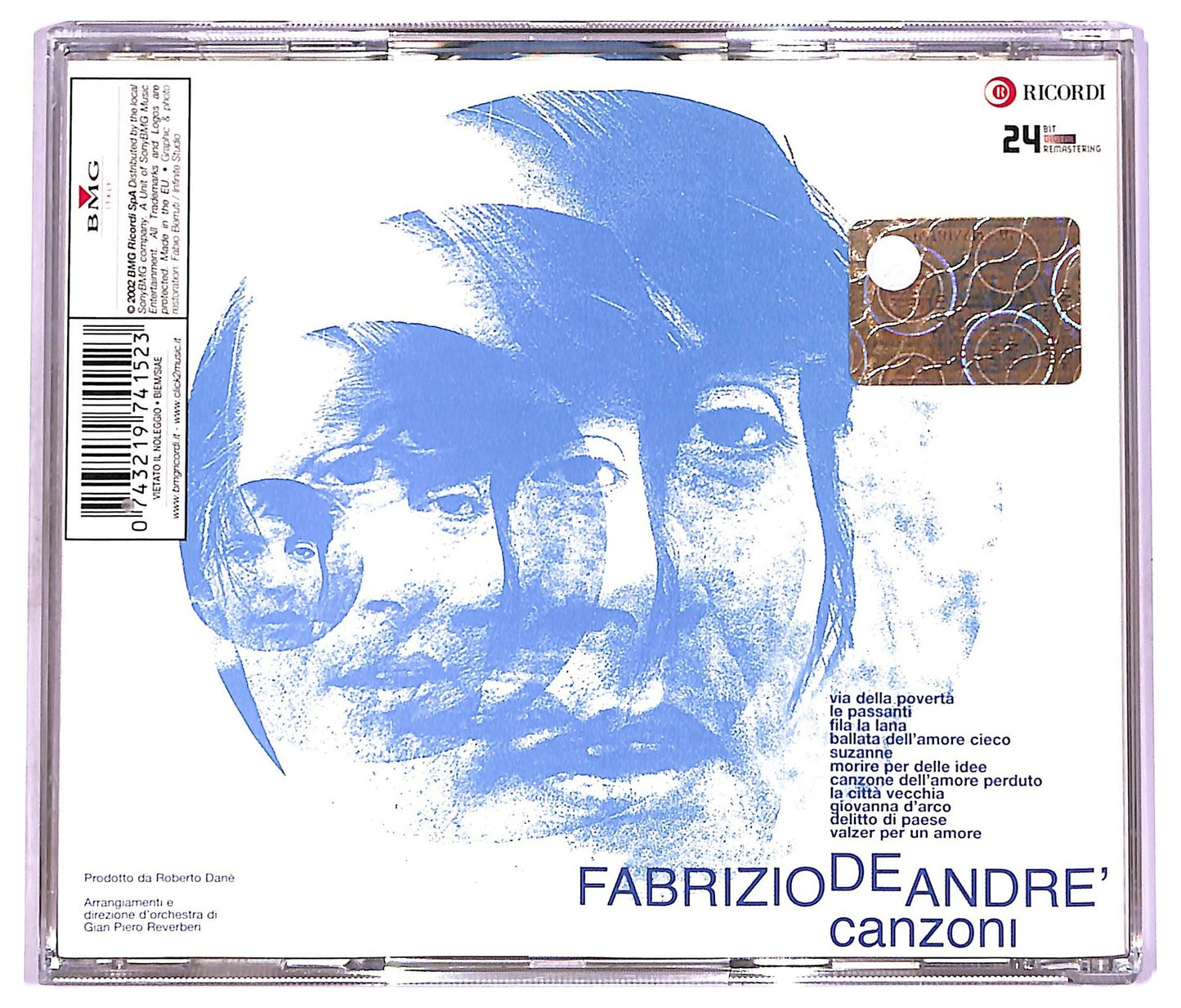 EBOND Fabrizio De Andre' - Canzoni CD CD074857