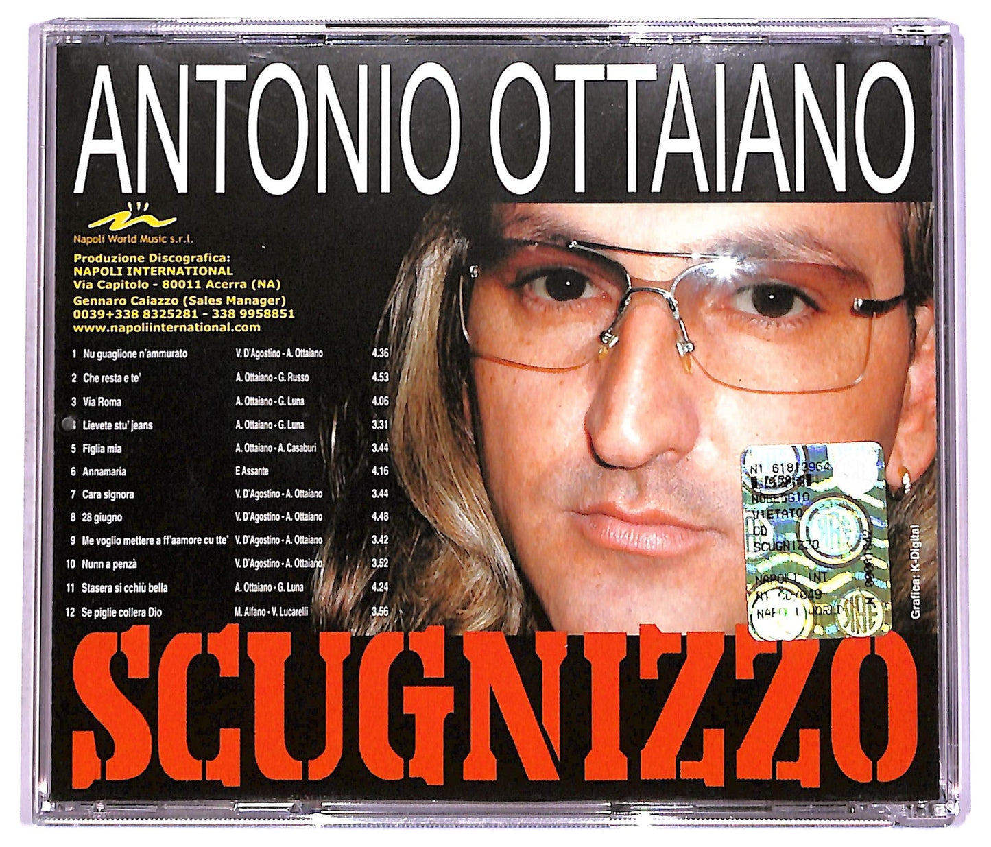 EBOND Antonio Ottaiano - Sgugnizzo CD CD074863