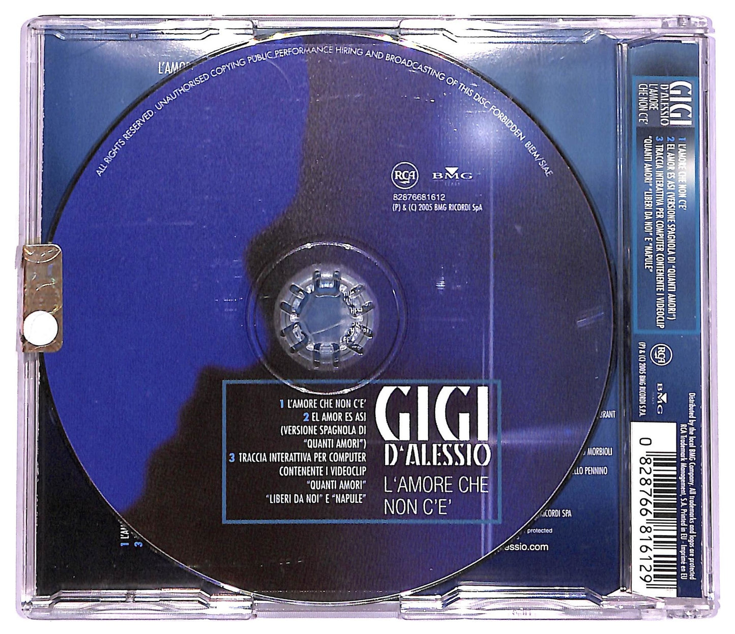 EBOND Gigi D'Alessio - L'Amore Che Non C'e' CD CD074903
