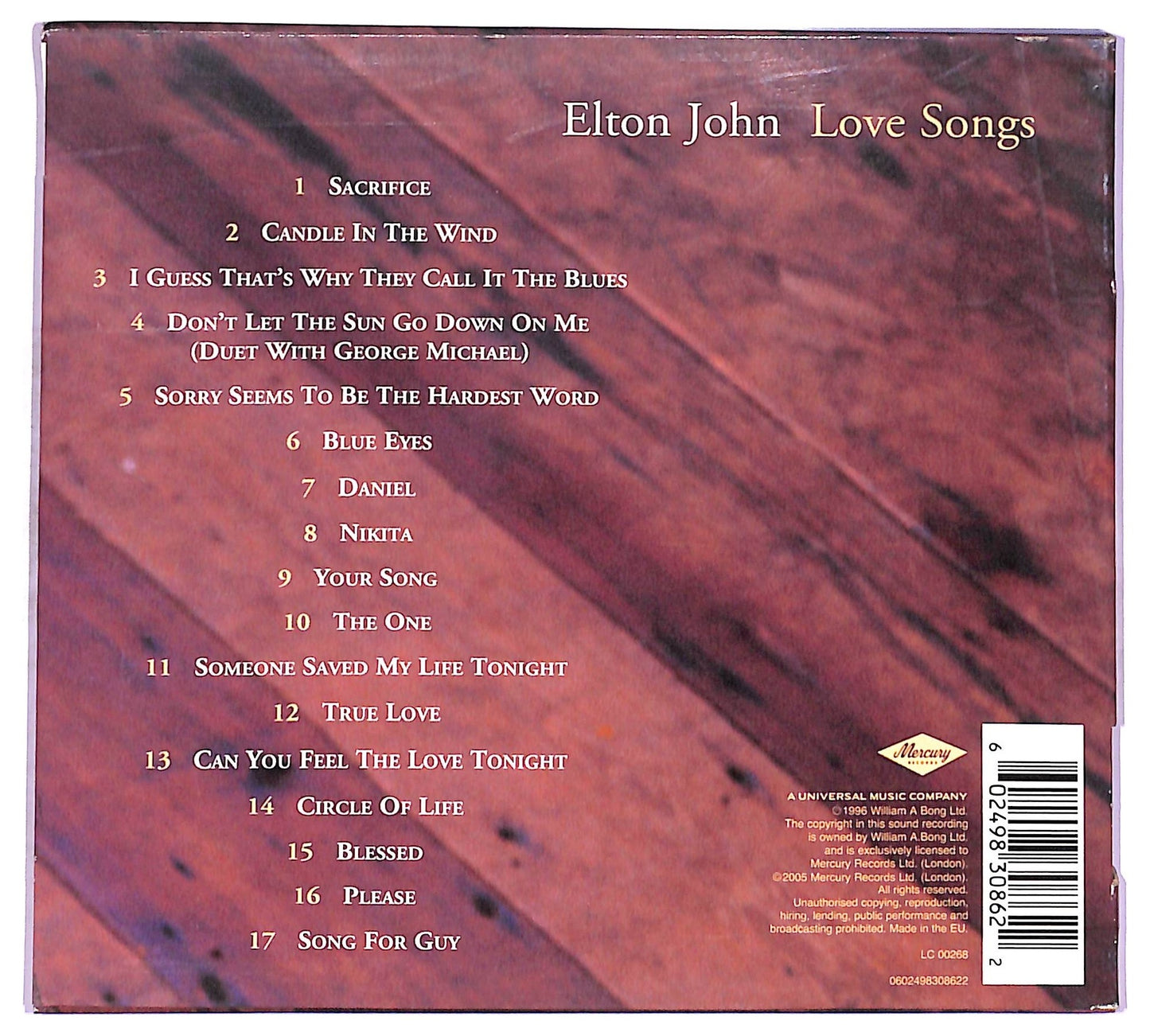 EBOND Elton John - Love Songs CD CD074907
