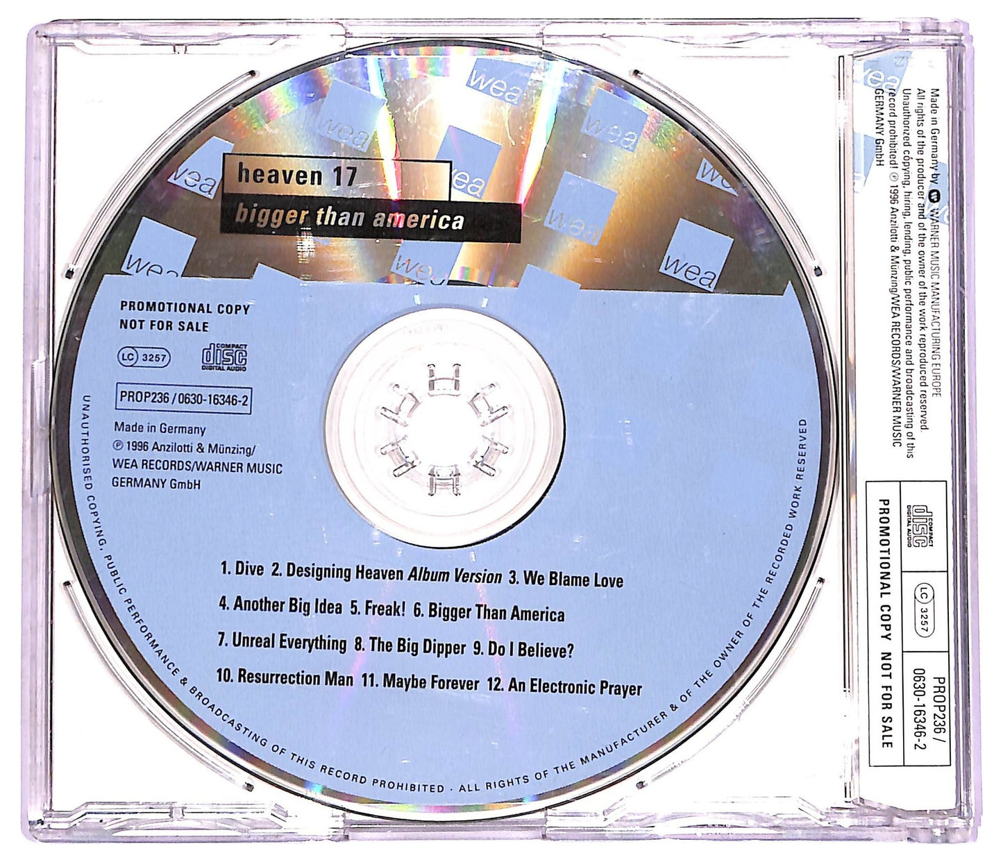 EBOND Heaven 17 - Bigger Than America CD CD074966