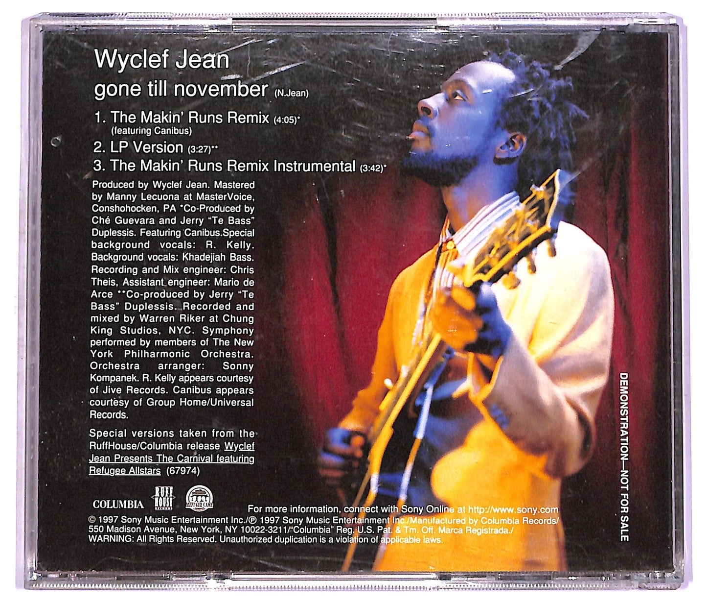 EBOND Wyclef Jean - Gone Till November CD CD075015
