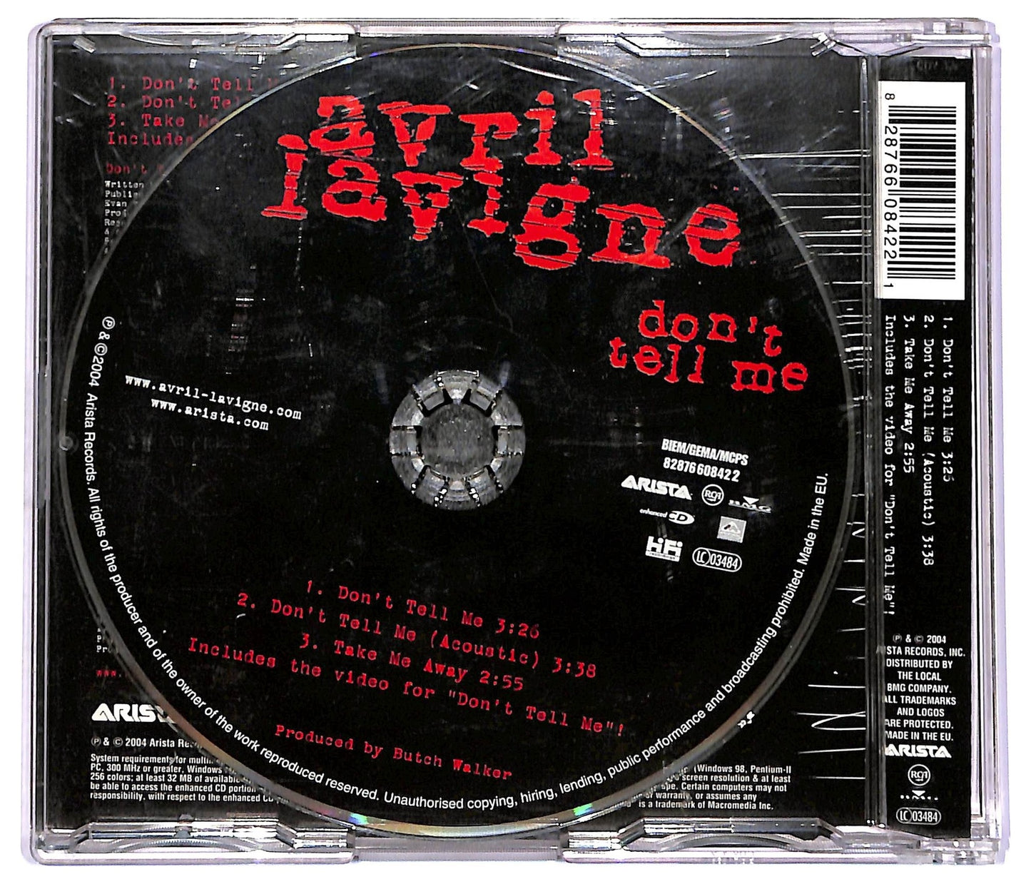 EBOND Avril Lavigne - Don't Tell Me CD CD075034