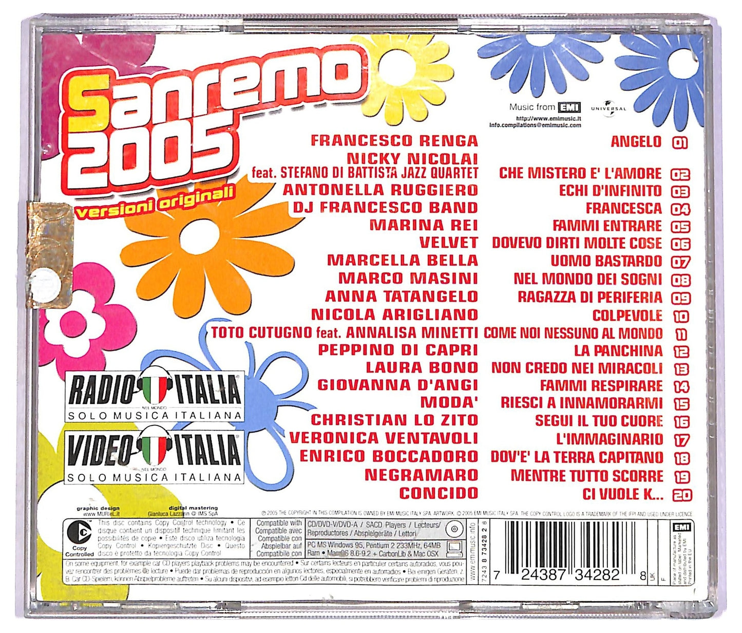 EBOND Various - Sanremo 2005 CD CD075118