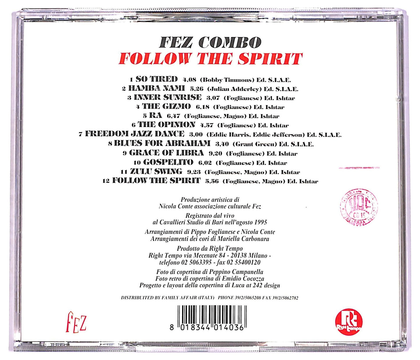 EBOND Fez Combo - Follow The Spirit CD CD075144