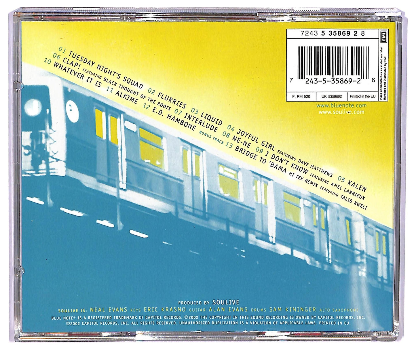 EBOND Soulive - Next CD CD075203