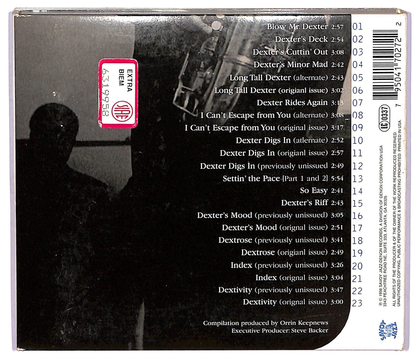 EBOND Dexter Gordon - Settin' The Pace CD CD075220