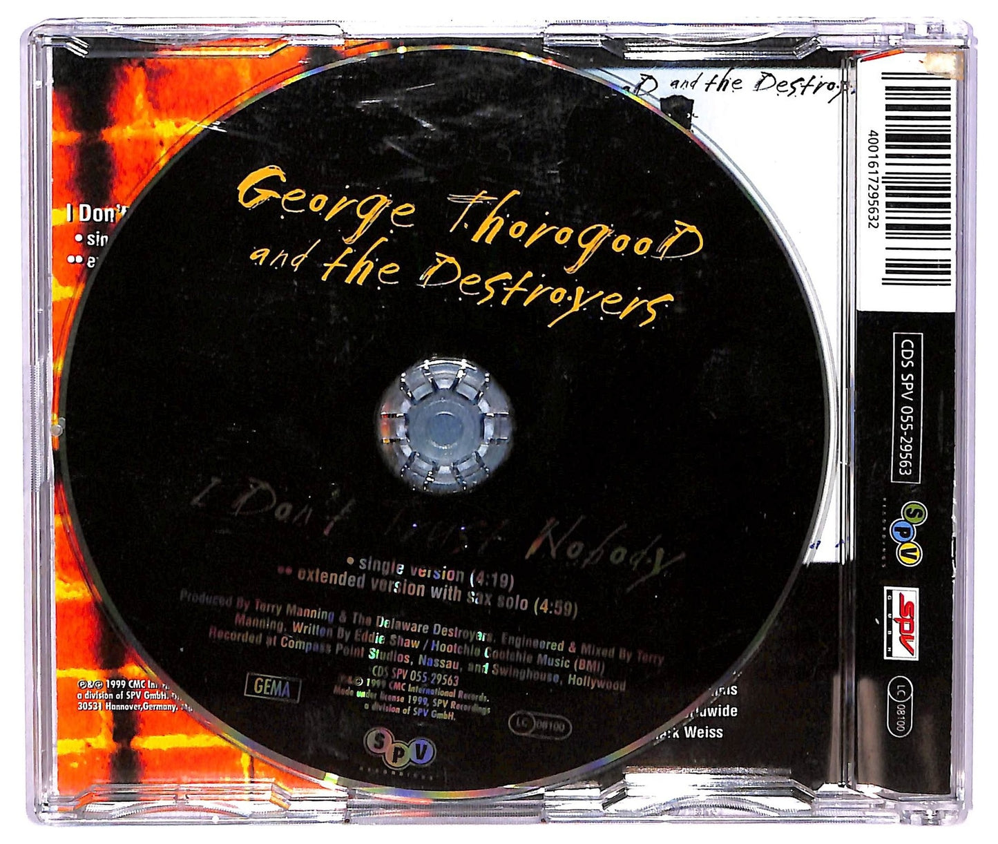 EBOND George Thorogood And The Destroyers - I Don't Trust Nobody CD CD075250