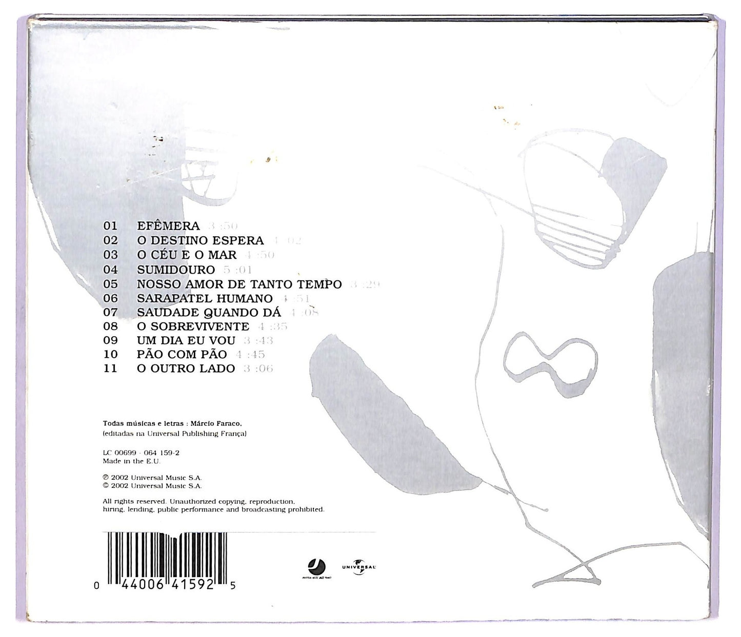 EBOND Marcio Faraco - Interior CD CD075256