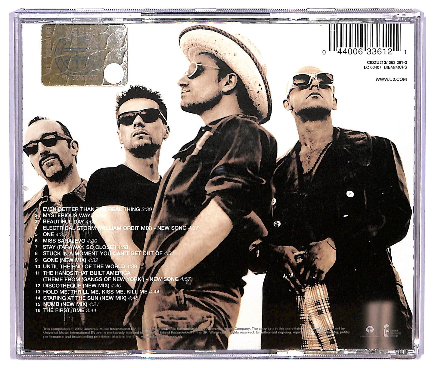 EBOND U2 - The Best Of 1990-2000 CD CD075330