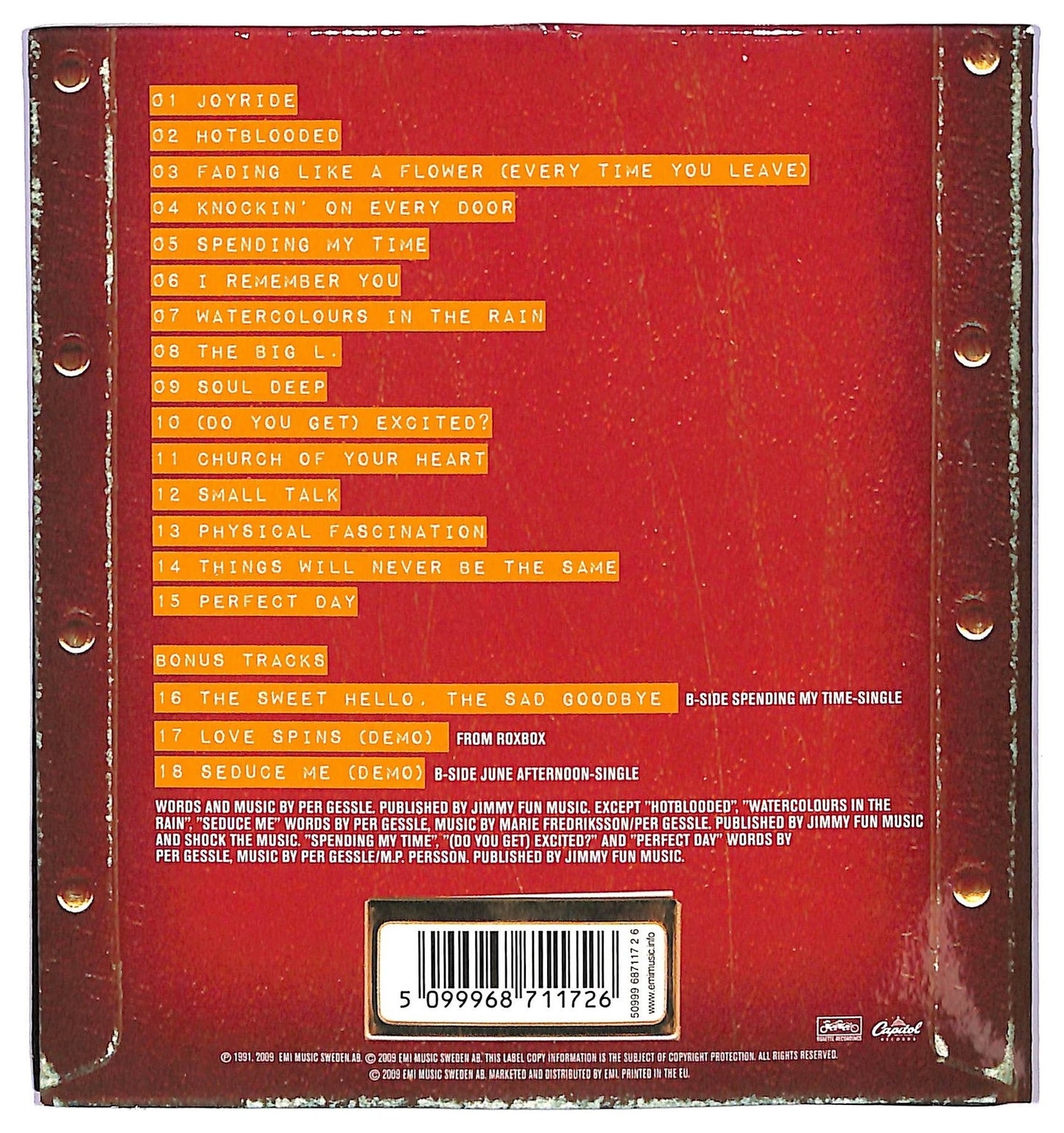 EBOND Roxette - Joyride CD CD075342