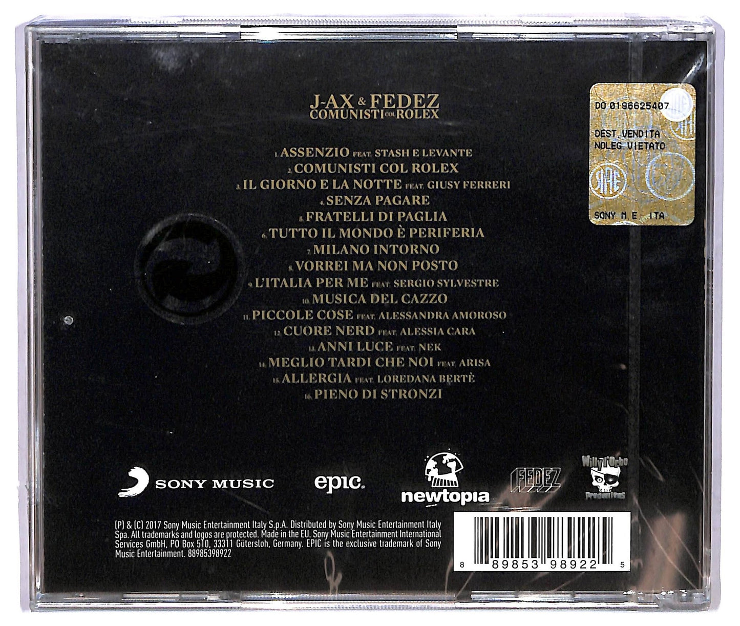EBOND J-Ax & Fedez - Comunisti Col Rolex CD CD075404
