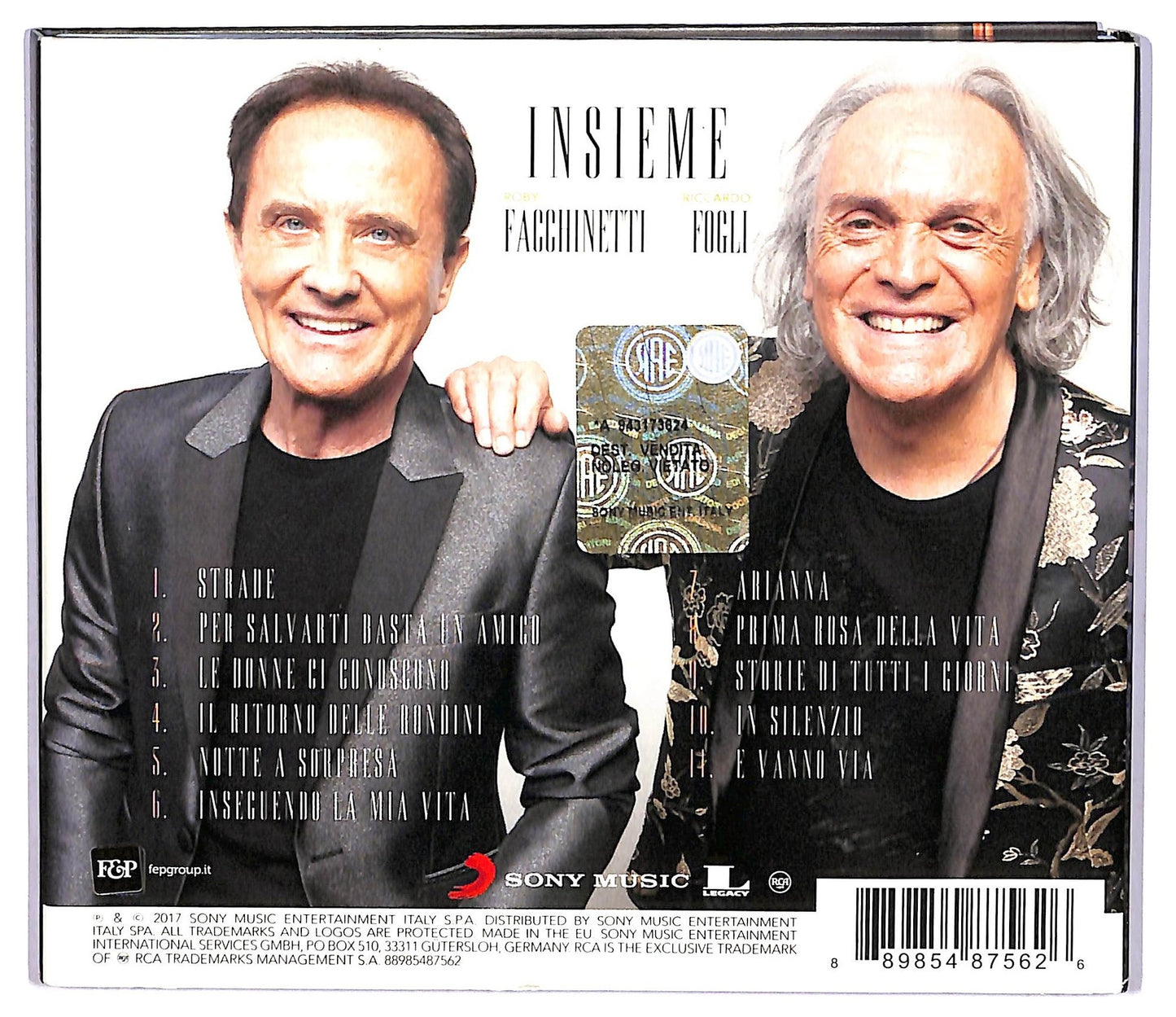 EBOND Roby Facchinetti , Riccardo Fogli - Insieme CD CD075411