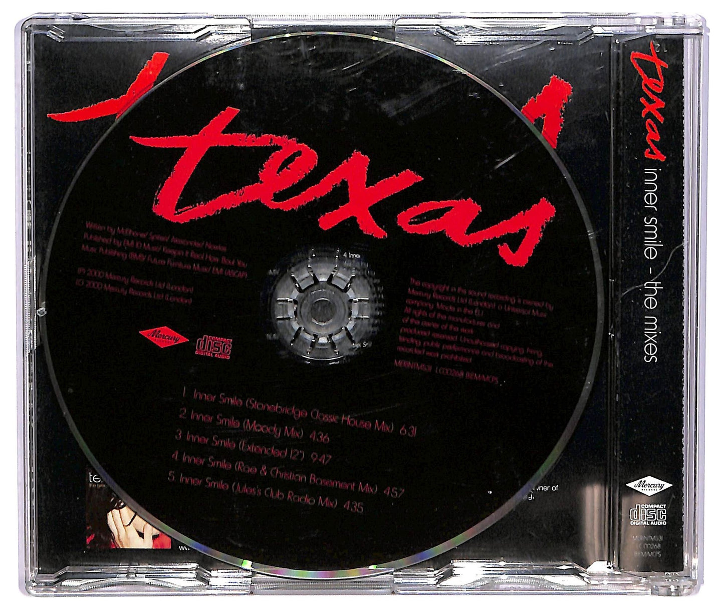 EBOND Texas - Inner Smile (The Mixes) CD CD075426