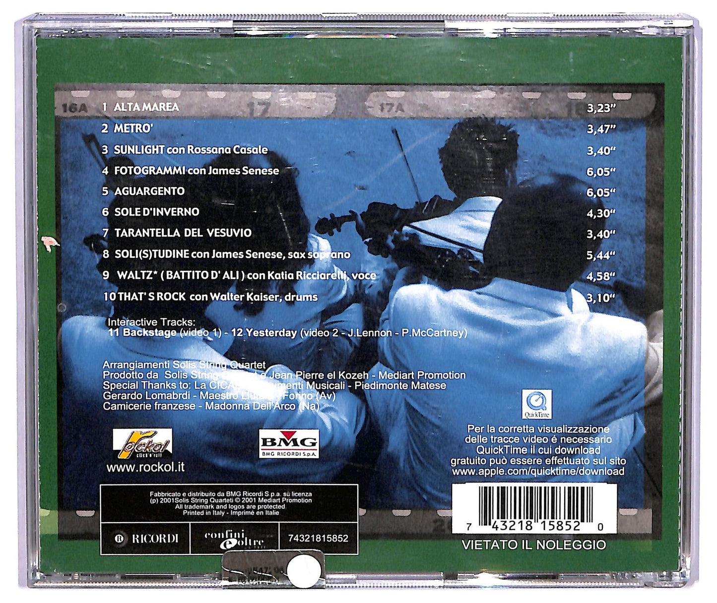 EBOND Solis String Quartet - Metro' CD CD075458