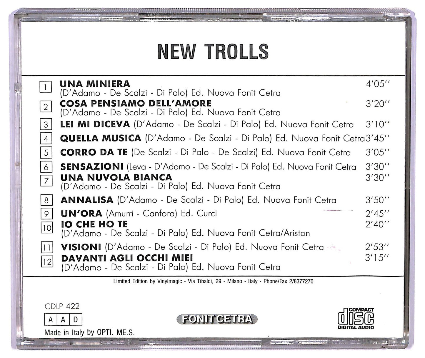 EBOND New Trolls - New Trolls CD CD075505