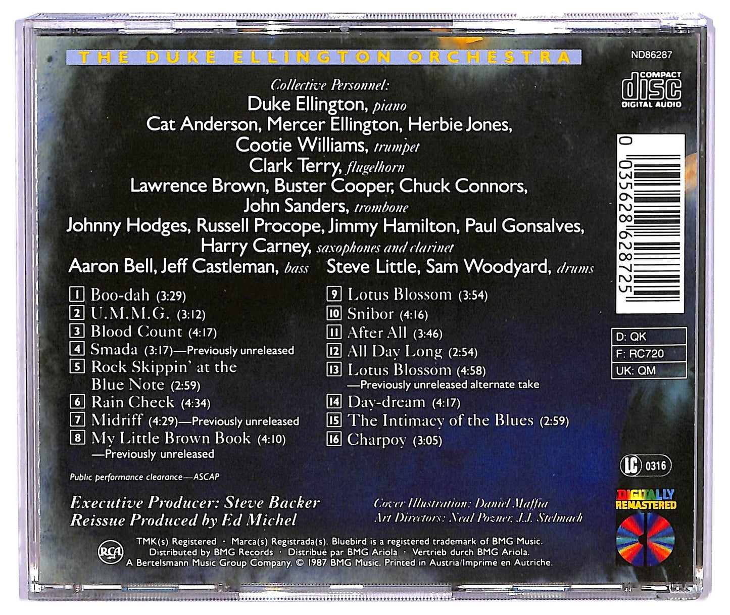 EBOND Duke Ellington - And His Mother Called Him Bil' CD CD075508