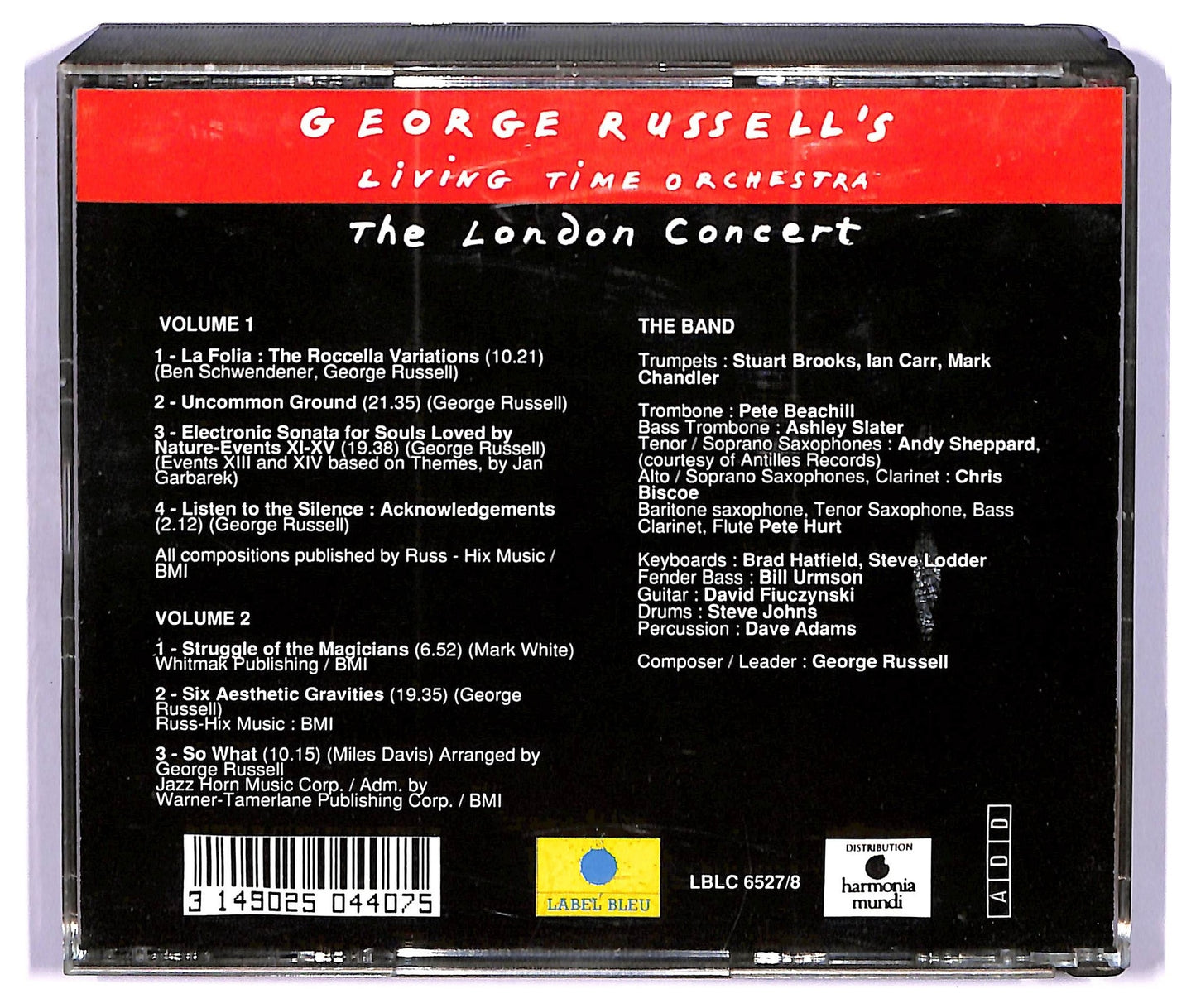 EBOND George Russell & The Living Time Orchestra - The London Concert CD CD075519