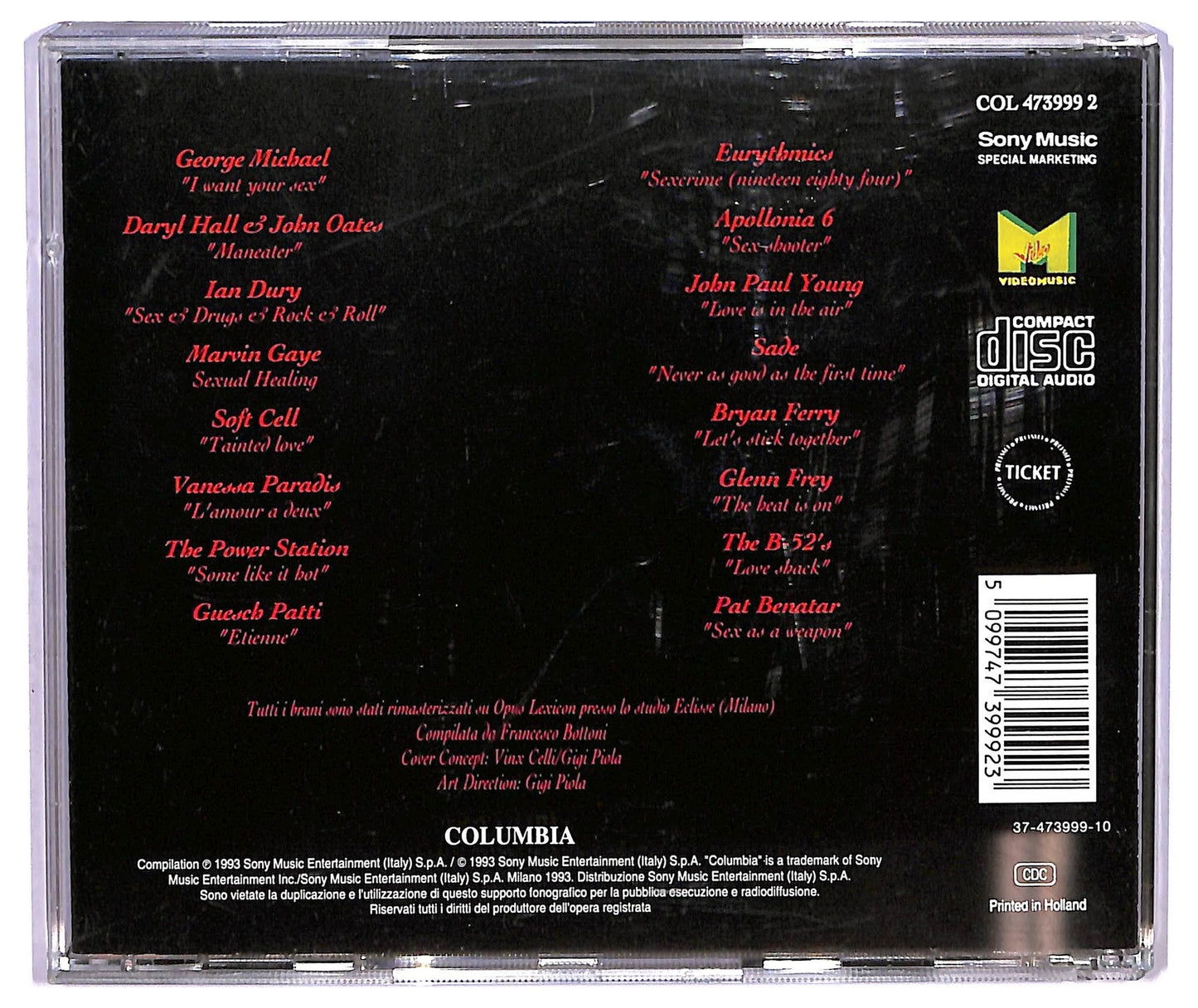 EBOND Various - Sex Hits CD CD075619