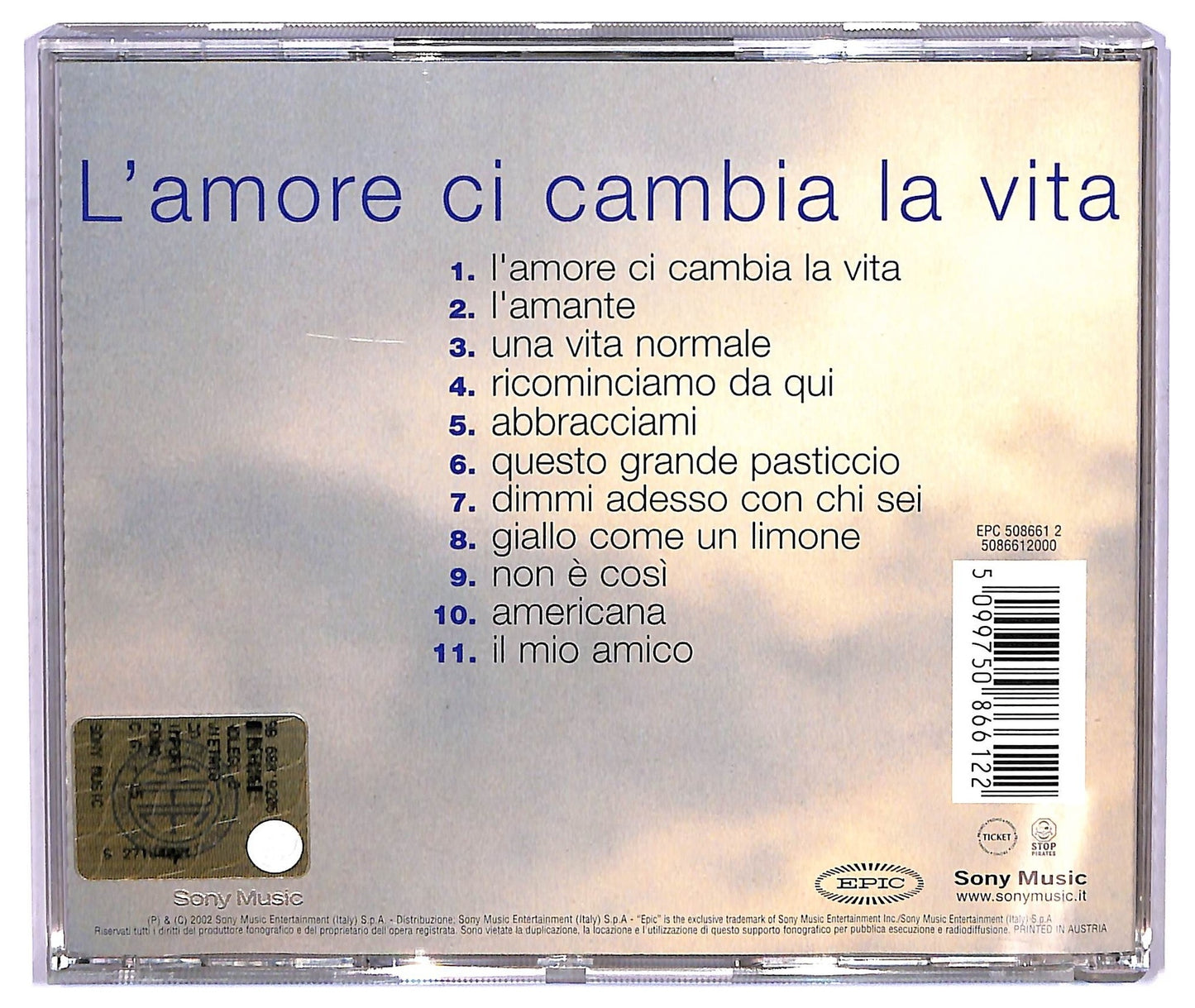EBOND Gianni Morandi - L'amore Ci Cambia La Vita CD CD075653
