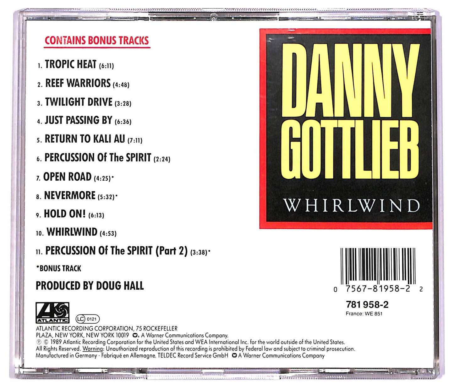 EBOND Danny Gottlieb - Whirlwind CD CD075724