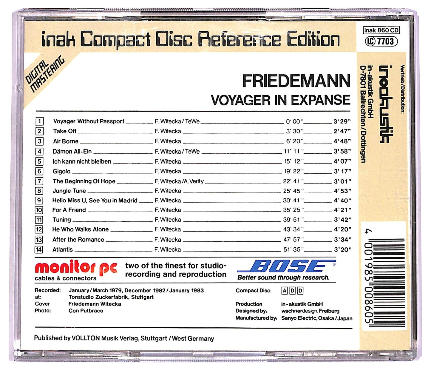 EBOND Friedemann - Voyager In Expanse CD CD075732