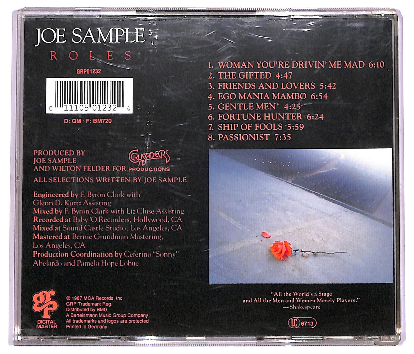 EBOND Joe Sample - Roles CD CD075764