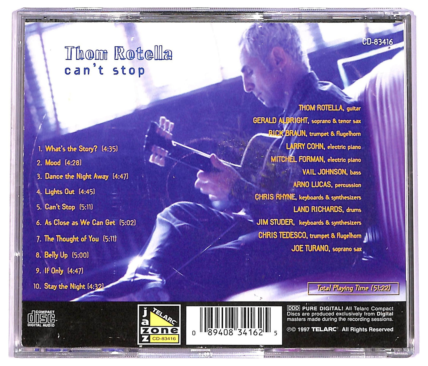 EBOND Thom Rotella - Can't Stop CD CD075803
