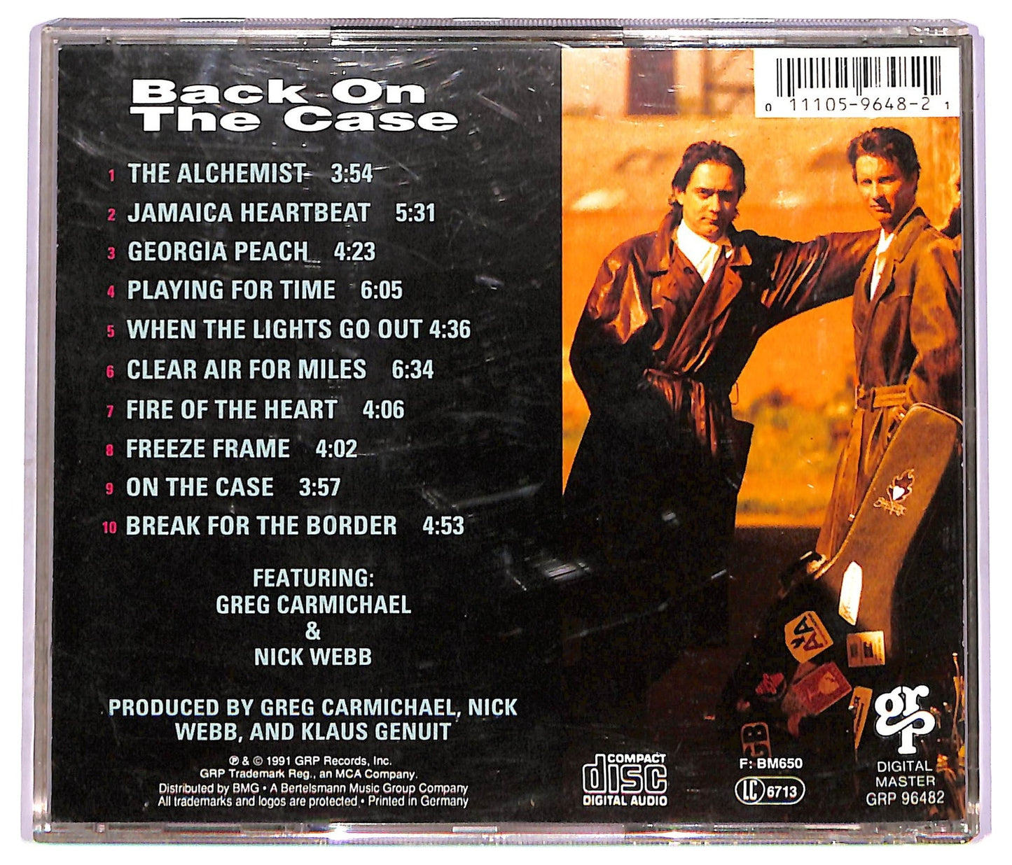 EBOND Acoustic Alchemy - Back On The Case CD CD075812