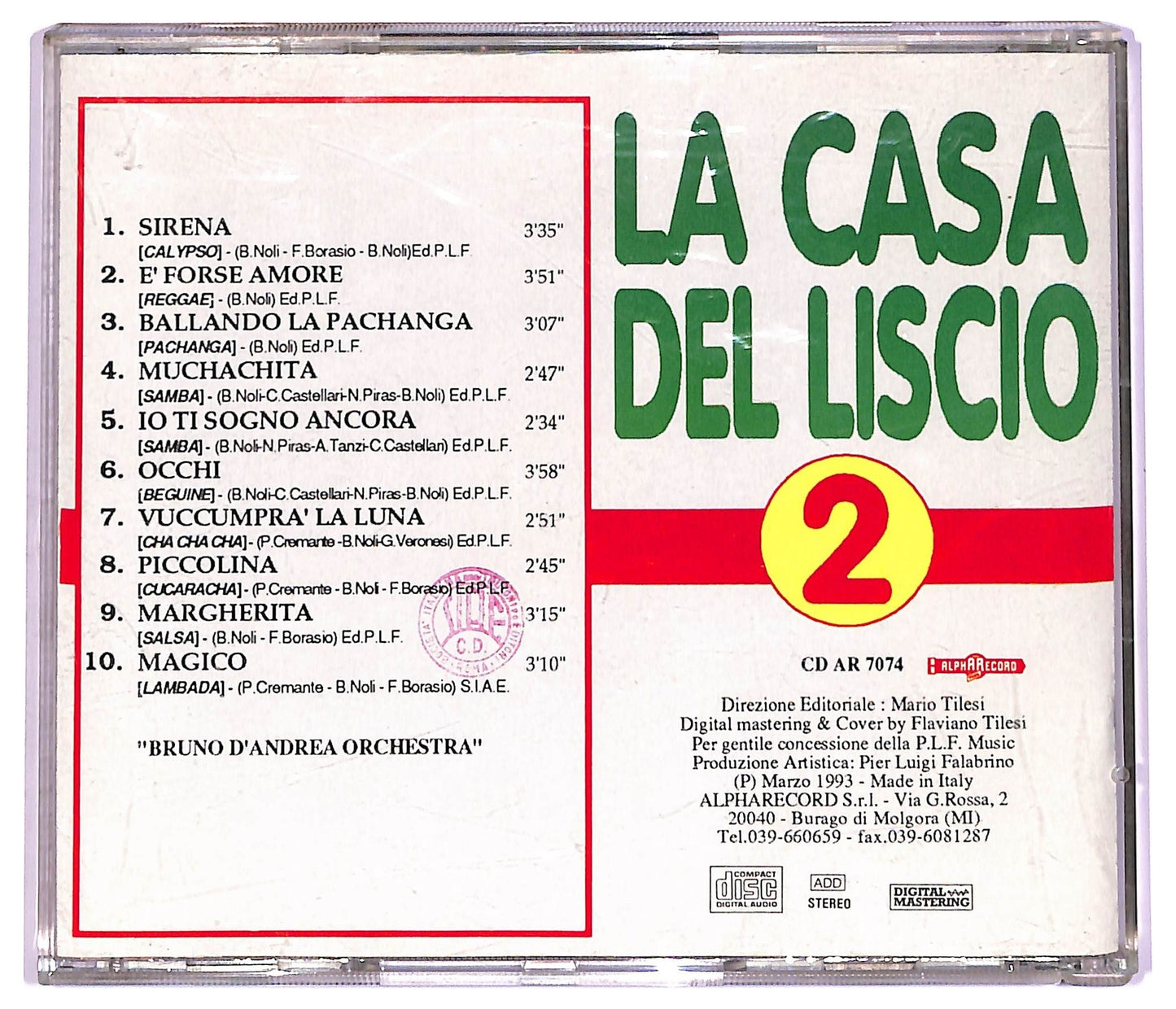 EBOND Various - la casa del liscio vol.2 CD CD075845